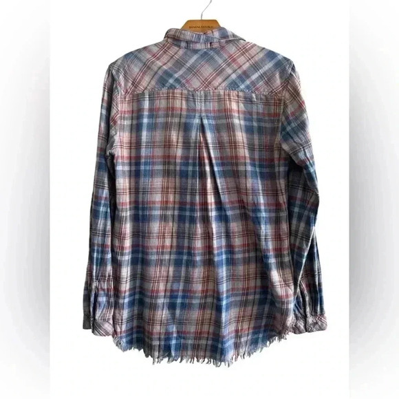 Cloth & Stone | Anthropologie soft plaid flannel Size XS - Picture 6 of 14